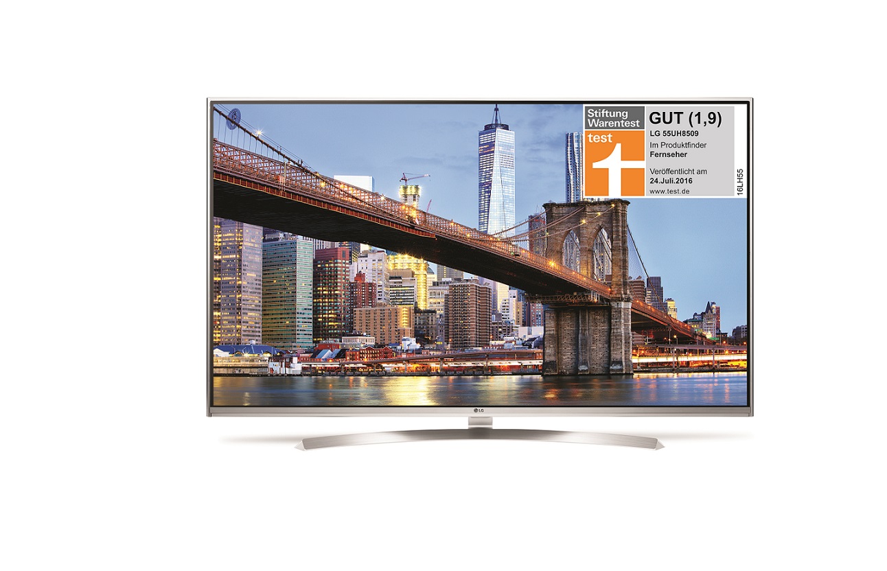 LG TVs Testsieger bei der Stiftung Warentest - Ultra-HD-Modelle ...